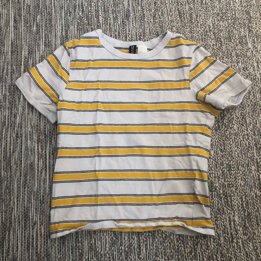 H&M Yellow Stripe Tee